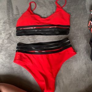 high waisted bikini